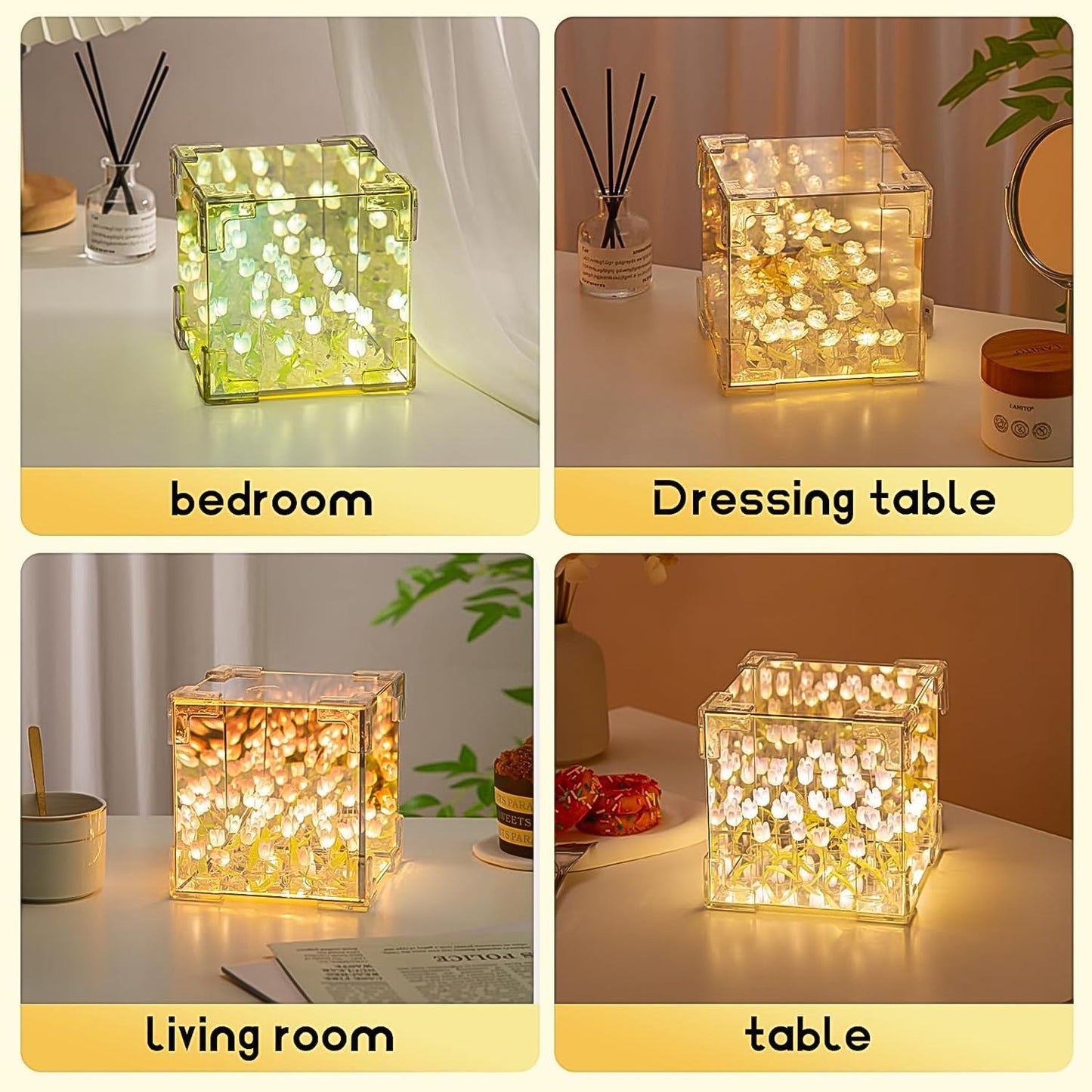 1 Cube Tulip Night Lamp