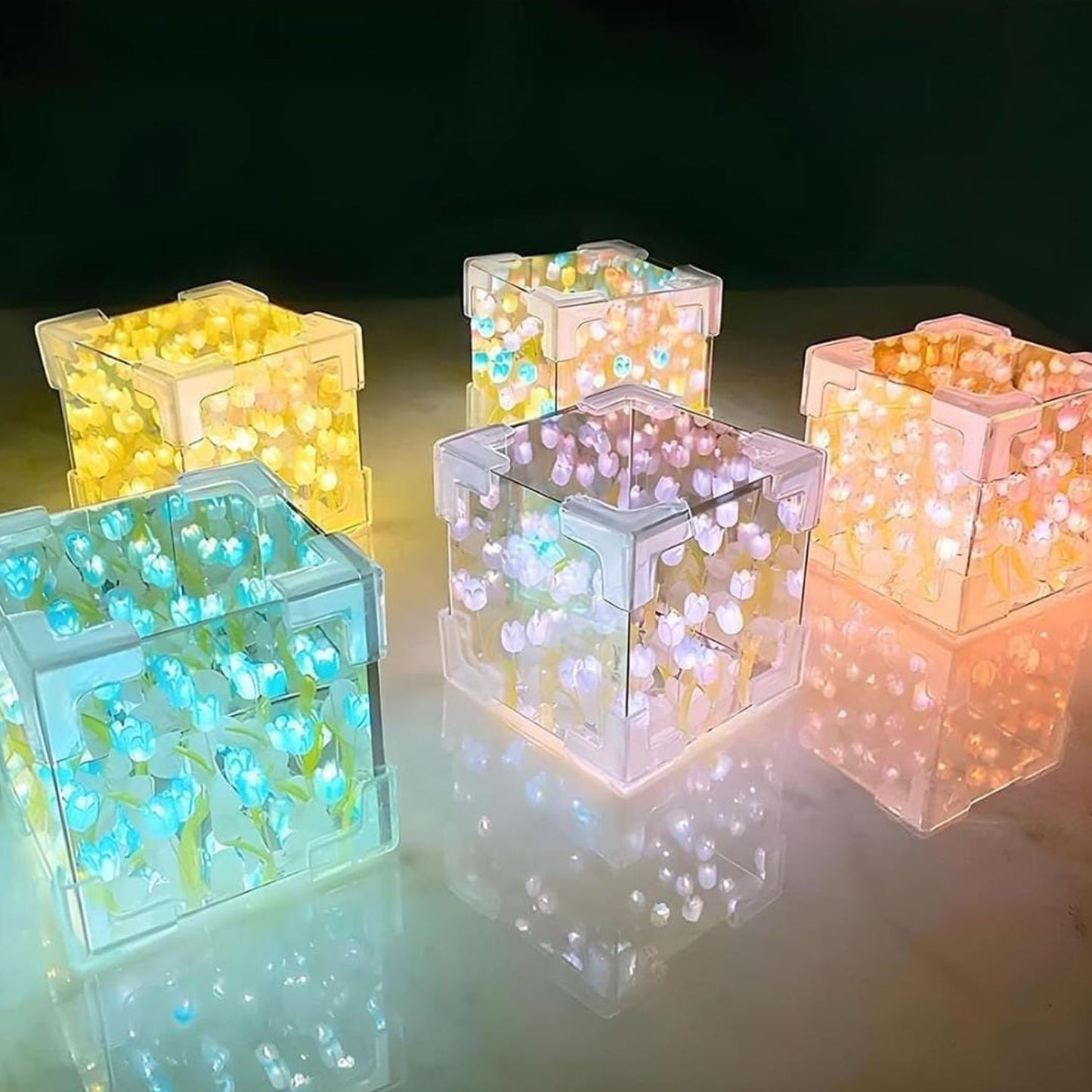 1 Cube Tulip Night Lamp