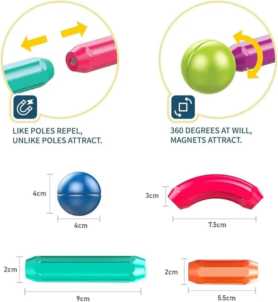 25 Pcs Magnetic Sticks Building Blocks for Kids