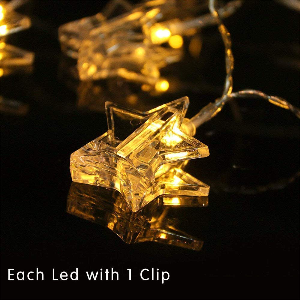 24 LED Crystal String Light, 2 pack(24 LED  in 1 pack)