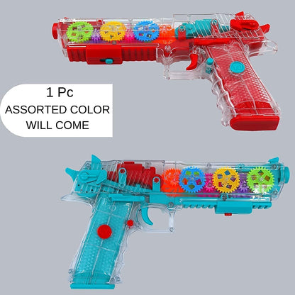 Transparent Gear Gun with Light vibration & Sound