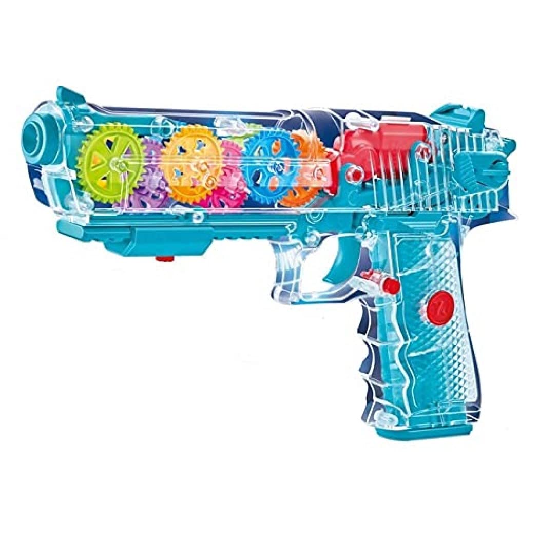 Transparent Gear Gun with Light vibration & Sound