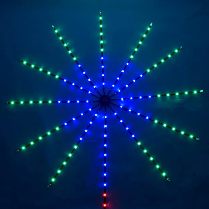 A Smart Firework LED LIGHTING CHAIN, Color Changing Light Strip