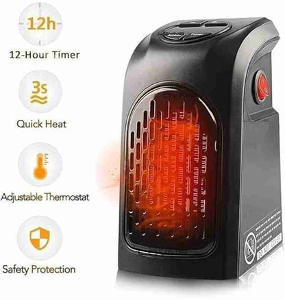 Electric HANDY HEATER with timer (easy to carry)