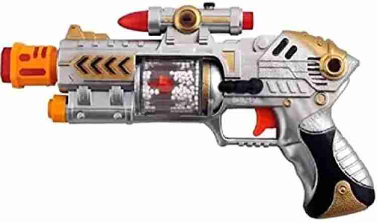 Laser Flashing Lights Gun Toy for Kids Guns & Darts  (Multicolour)