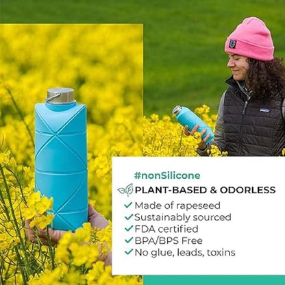 Reusable Foldable Silicone Water Bottle