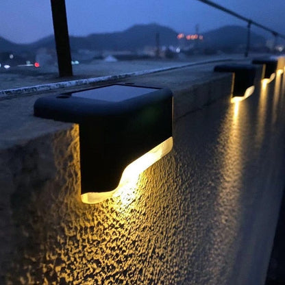 Solar-Powered Stair Lights