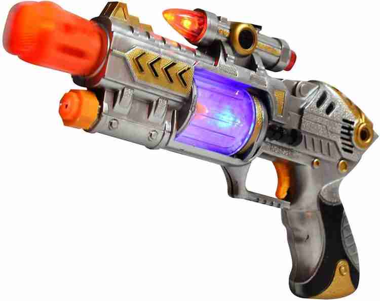 Laser Flashing Lights Gun Toy for Kids Guns & Darts  (Multicolour)